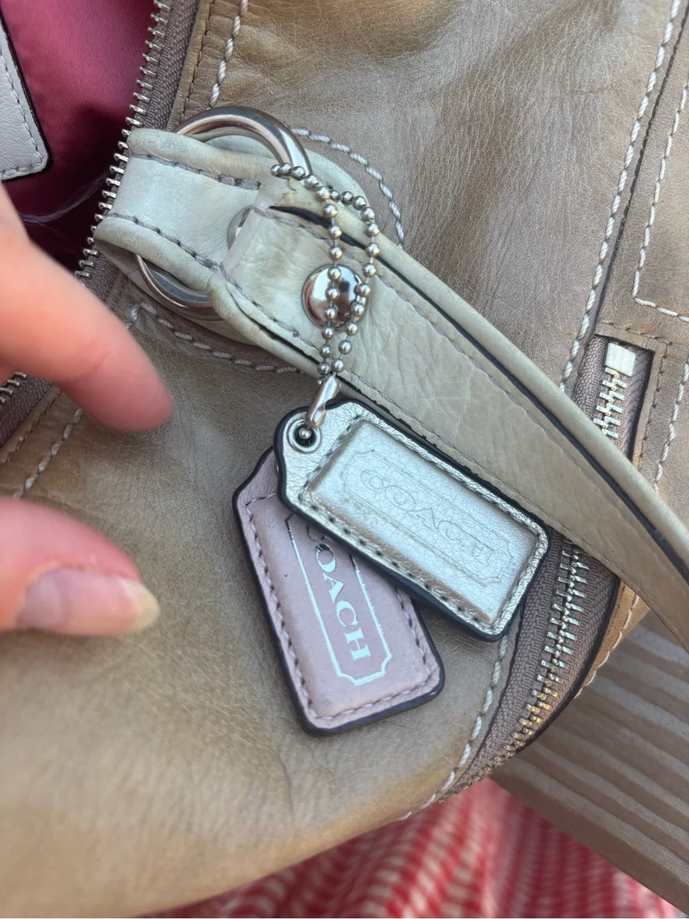 Coach Hampton Leather Tote shoulder bag